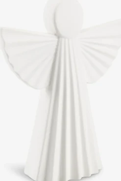 Anioł MYS S18xD8xW23cm ceramika biały