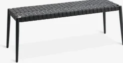 Ławka ogrodowa EDDERUP S110xG40 czarny