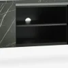 Ławka TV KRONDAL 2 drzwi czarny kolor marmuru