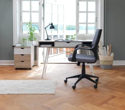 Biurko ABBETVED 48x120 dąb/biały