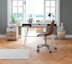Biurko ABBETVED 48x120 dąb/biały