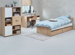 Biurko BILLUND 54x120 kolor dębu/biały