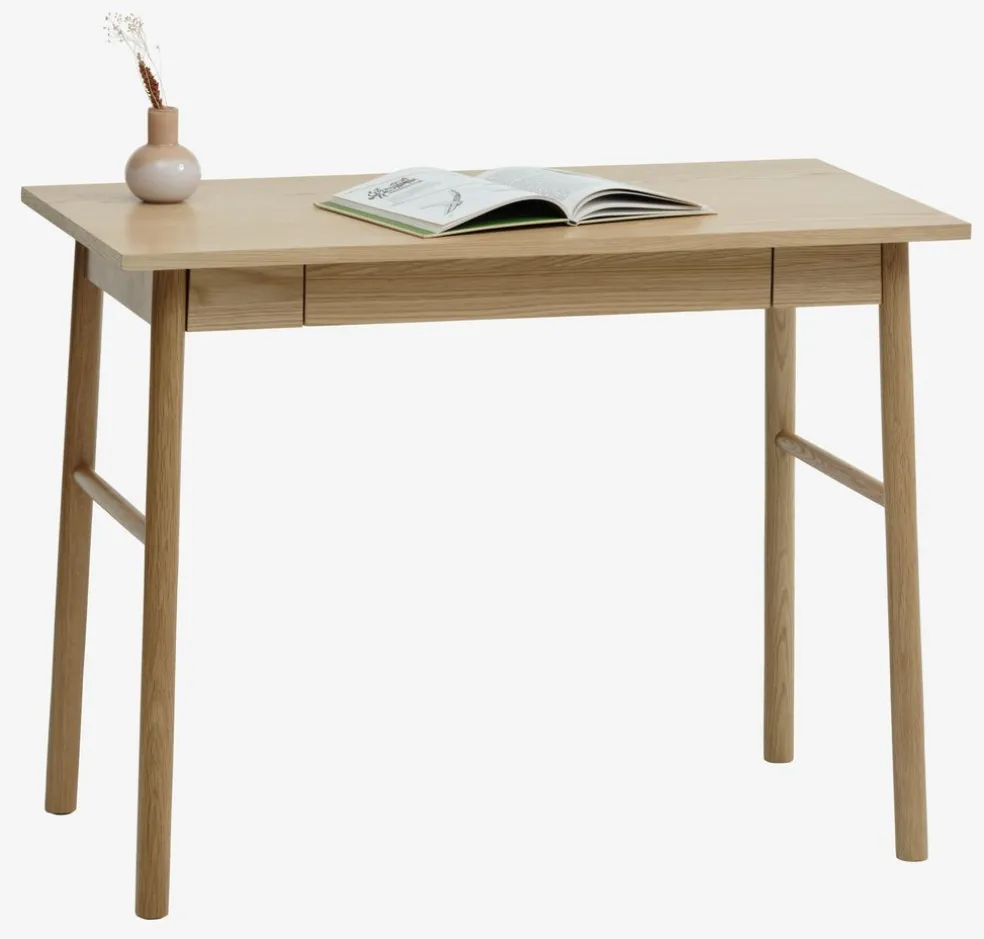 Biurko LANGELINIE 50x100 1 szuflada dąb