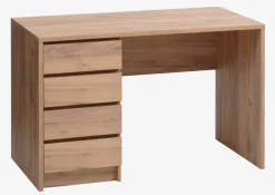 Biurko LIMFJORDEN 60x120 4 szuflady naturalny kolor dębu