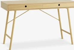 Biurko LINDVED 48x120 2 szuflady kolor dębu