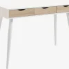 Biurko PLOVSVAD 50x110 dąb/biały