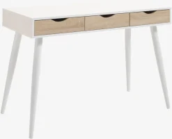 Biurko PLOVSVAD 50x110 dąb/biały