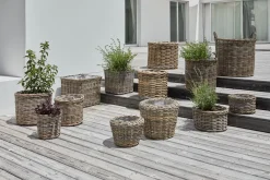 Doniczka SANSEBIE Ś35/27 kubu naturalny 2szt/op