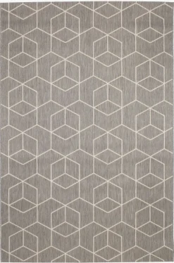 Dywan BALSATRE 160x230 szary/biały
