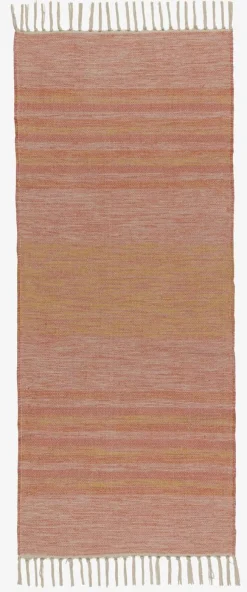 Dywan KUBJELLE 65x160 różowy/żółty