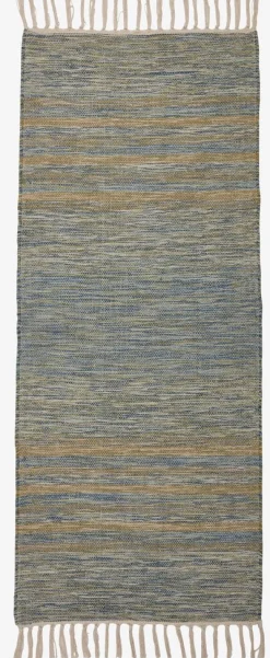 Dywan KUBJELLE 65x160 zielony/niebieski