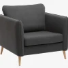 Fotel AARHUS ciemnoszary