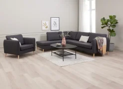 Fotel AARHUS ciemnoszary