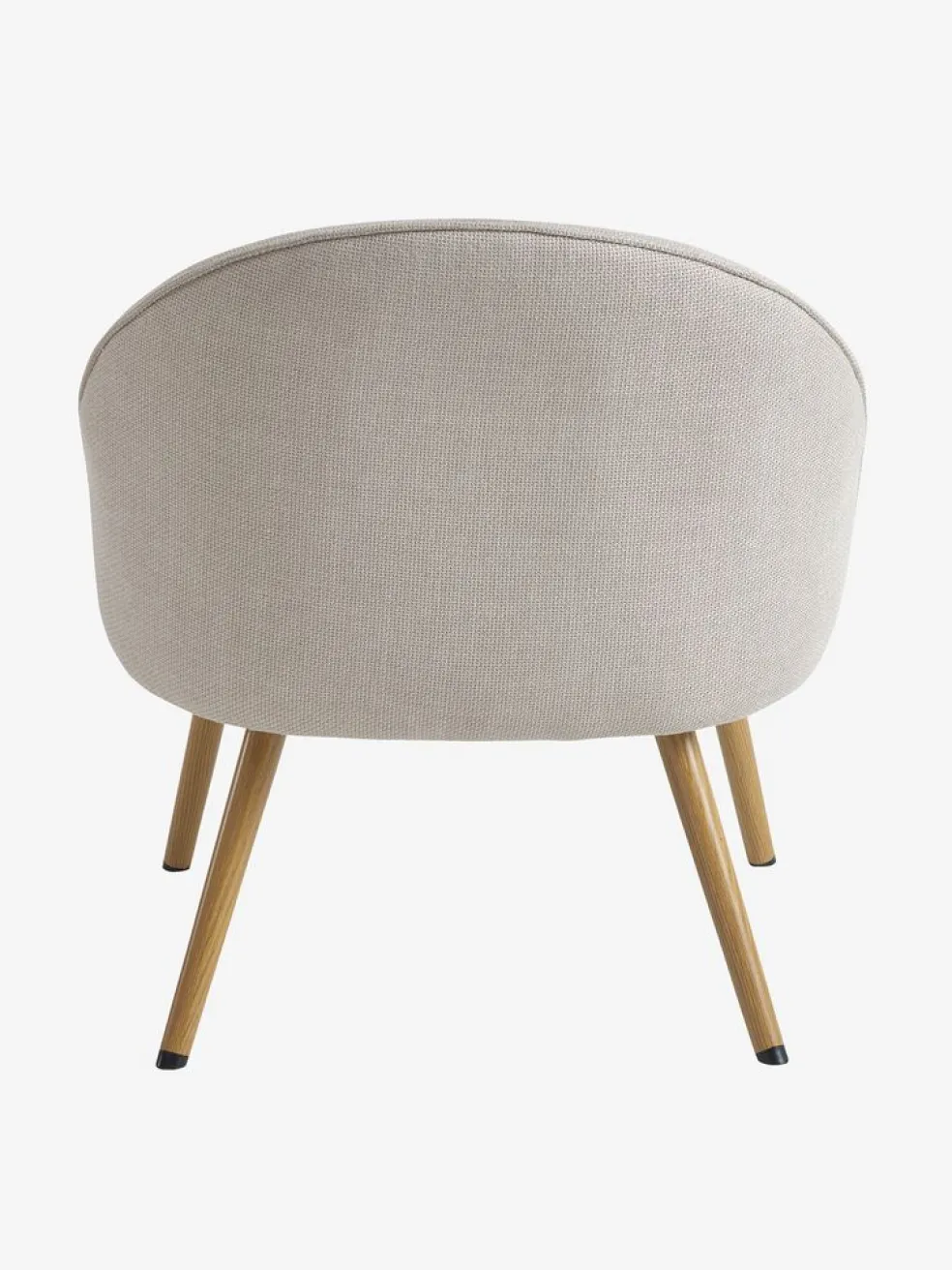 Fotel THORUP beżowy/kolor dębu