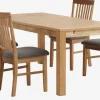 HAGE D190 stół dąb + 4 HAGE krzesła dąb/dąb