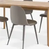HARESKOV D200 stół dąb + 4 ULDAL krzesła brown
