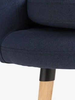 Kanapa GISTRUP 3-miejscowa granatowy tkanina