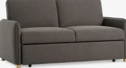 Kanapa LYSTRUP 2-miejscowa ciemnoszary tkanina