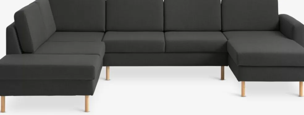 Kanapa SVALBARD narożna lewy ciemnoszary