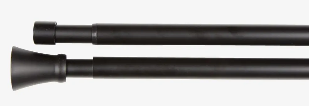 Karnisz podwójny CONE 200-340cm czarny
