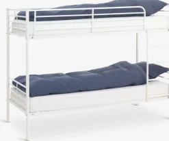Łóżko piętrowe PLOVSTRUP 2x90x200 biały