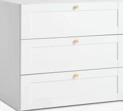 Komoda 3 szuflady FRAMLEV biały