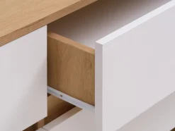 Komoda BILLUND 3+3 biały/dąb