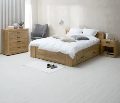Komoda LINTRUP 3+3 szuflady dąb