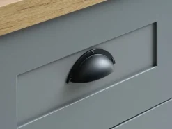 Komoda MARKSKEL 5 szuflad szary