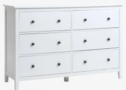 Komoda NORDBY 3+3 szuflady biały
