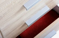 Komoda TAPDRUP 5 szuflad wąska dąb
