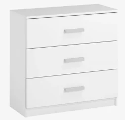Komoda TAPDRUP 3 szuflady biały