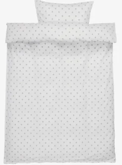 Komplet pościeli ANNIKA 140x200 niebieski/biały