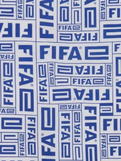 Komplet pościeli FIFA 140x200 biały/niebieski