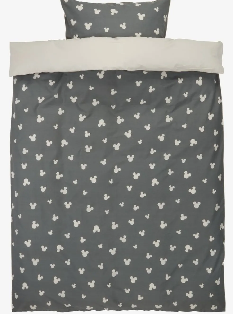 Komplet pościeli MICKEY 140x200 Disney szary