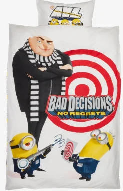 Komplet pościeli MINIONS 140x200 biały