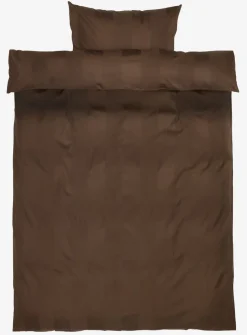 Komplet pościeli satynowej BARBO 140x200 brązowy
