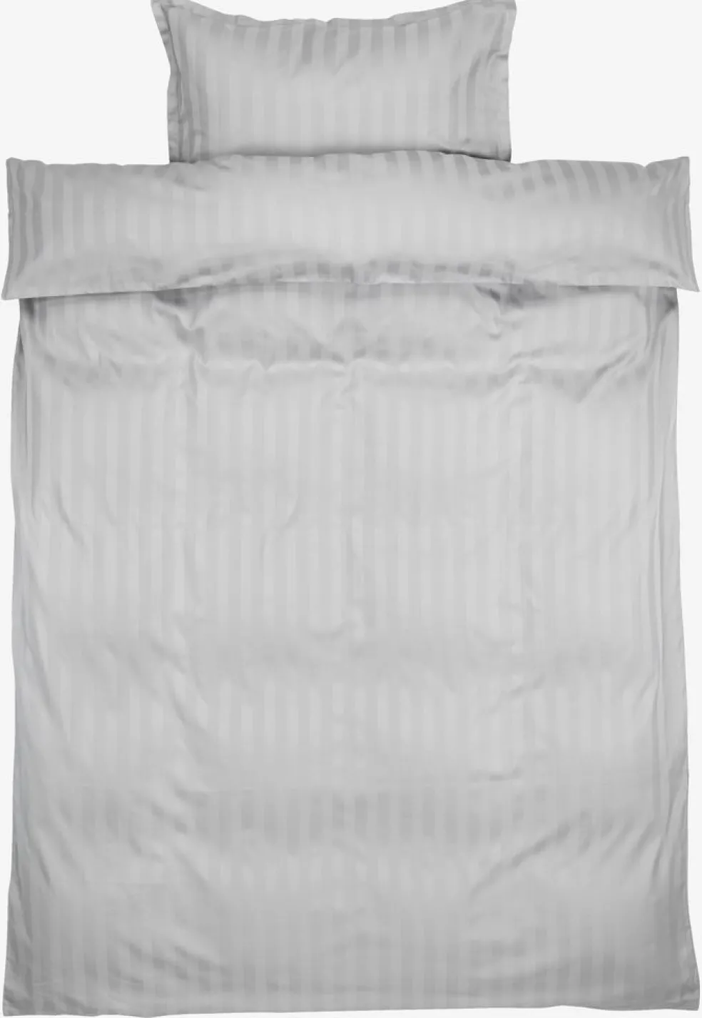Komplet pościeli satynowej NELL 140x200 jasnoszary
