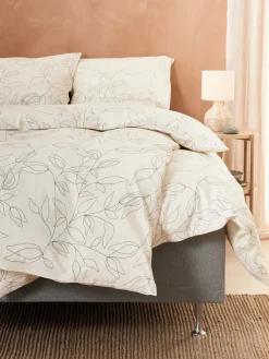 Komplet pościeli SVEA 140x200 naturalna biel