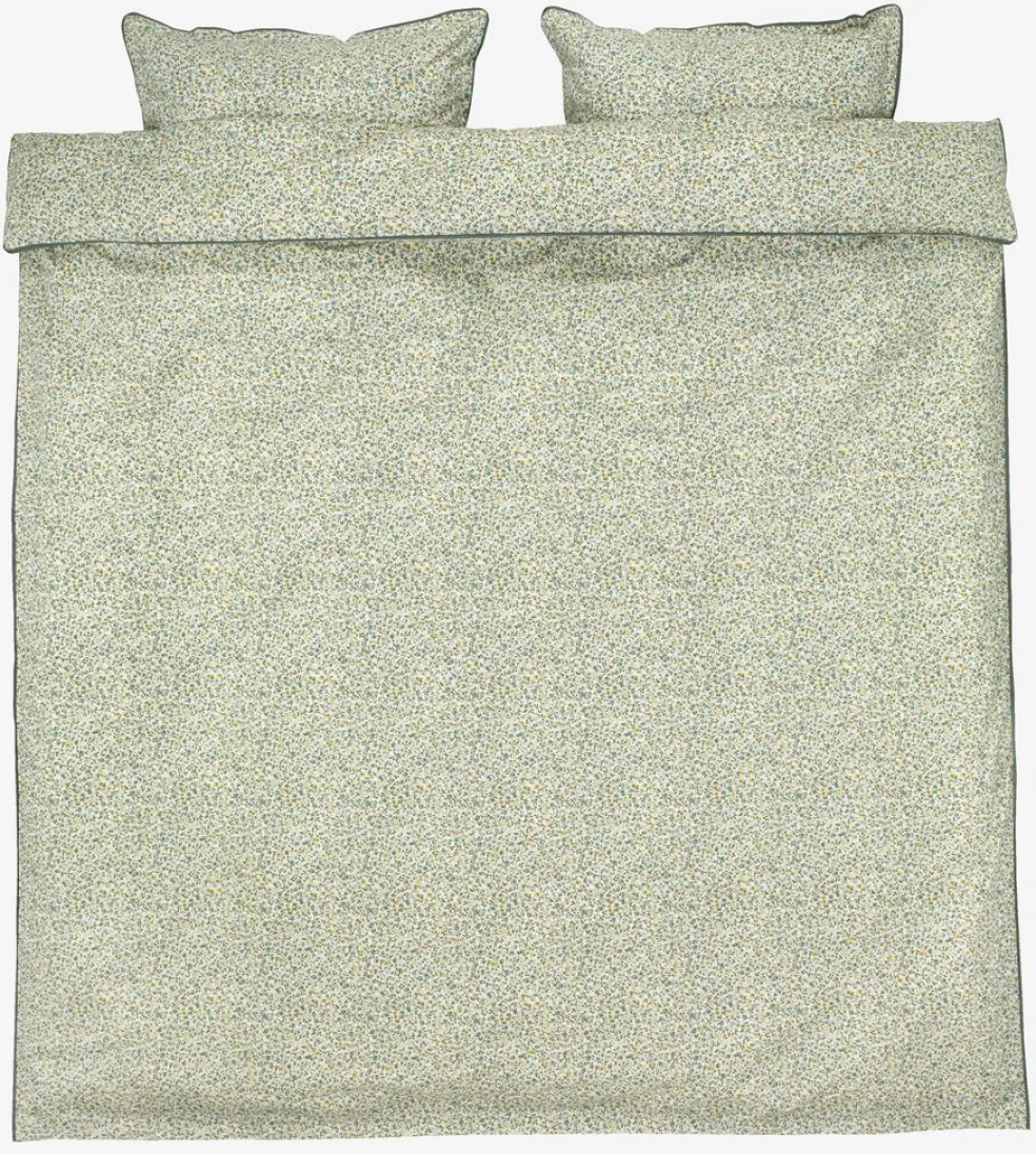 Komplet pościeli z perkalu EMILY 200x220 niebieski