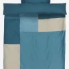 Komplet pościeli z satyny MARIA 140x200 niebieski