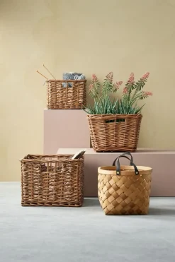 Kosz BJERGI S39xD34xW25cm naturalny