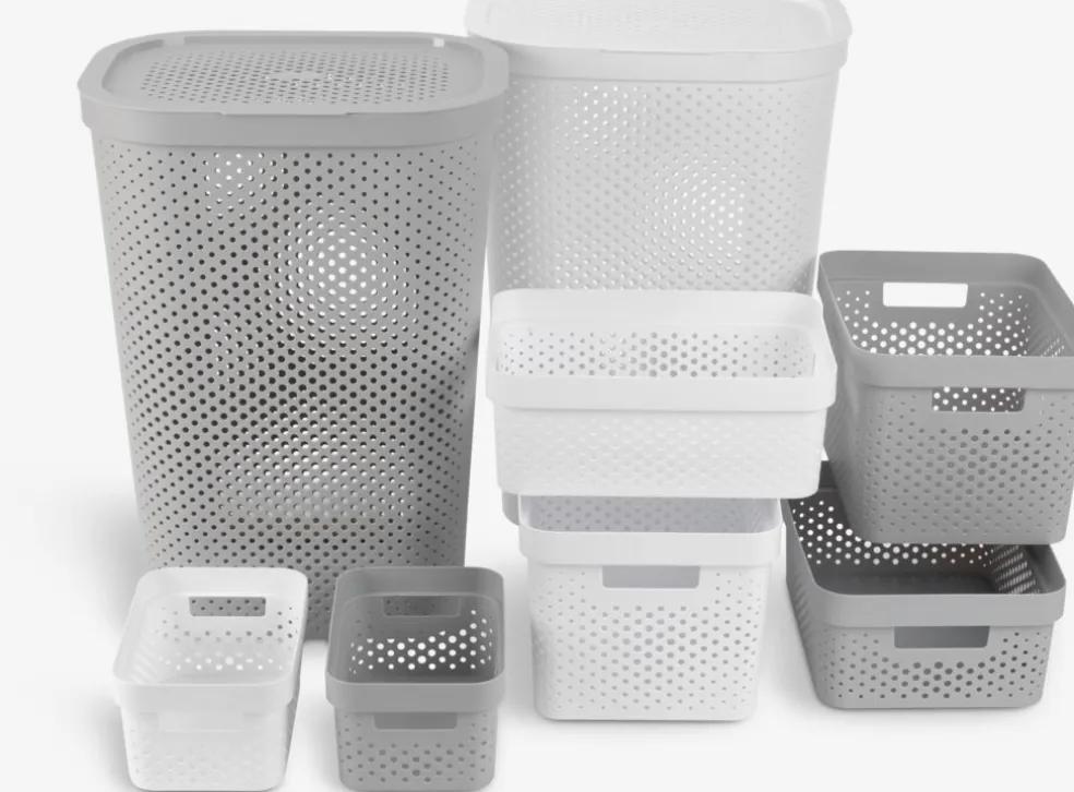 Kosz INFINITY 11L plastik biały