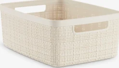 Kosz JUTE 5L plastik naturalna biel