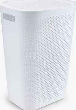 Kosz na bieliznę INFINITY plastik biały