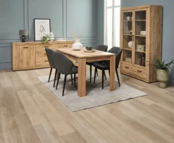 Kredens LINTRUP 2 drzwi 3 szuflady kolor dębu