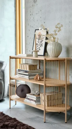 Kredens SNESLEV 2 shelves kolor dębu
