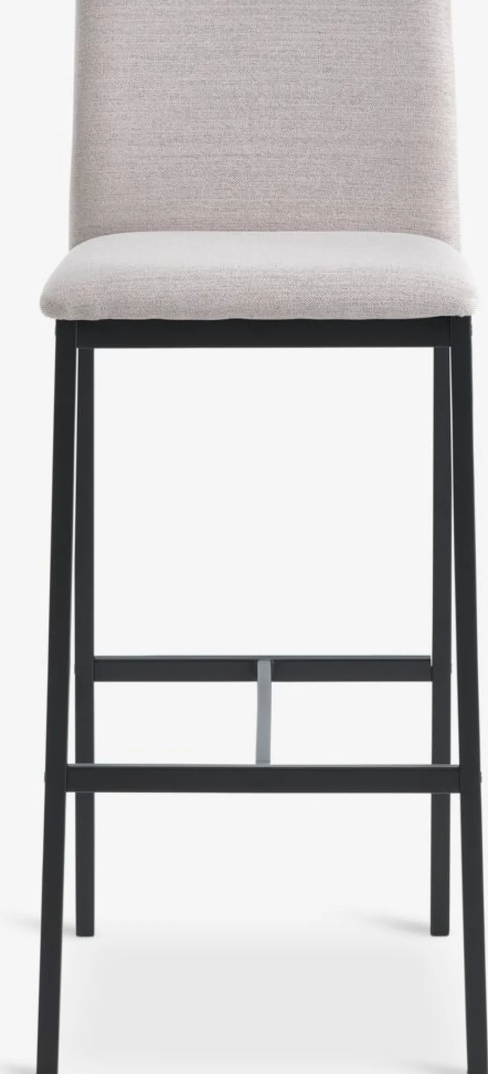 Krzesło barowe ARNUM beżowy/czarny