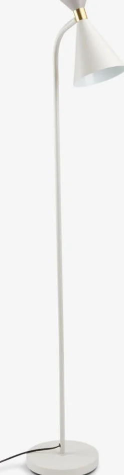 Lampa podłogowa JONATHAN Ś22xW138cm beżowy/szary