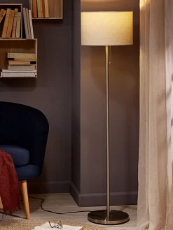 Lampa podłogowa KRISTOF W145cm stal szczotkowana